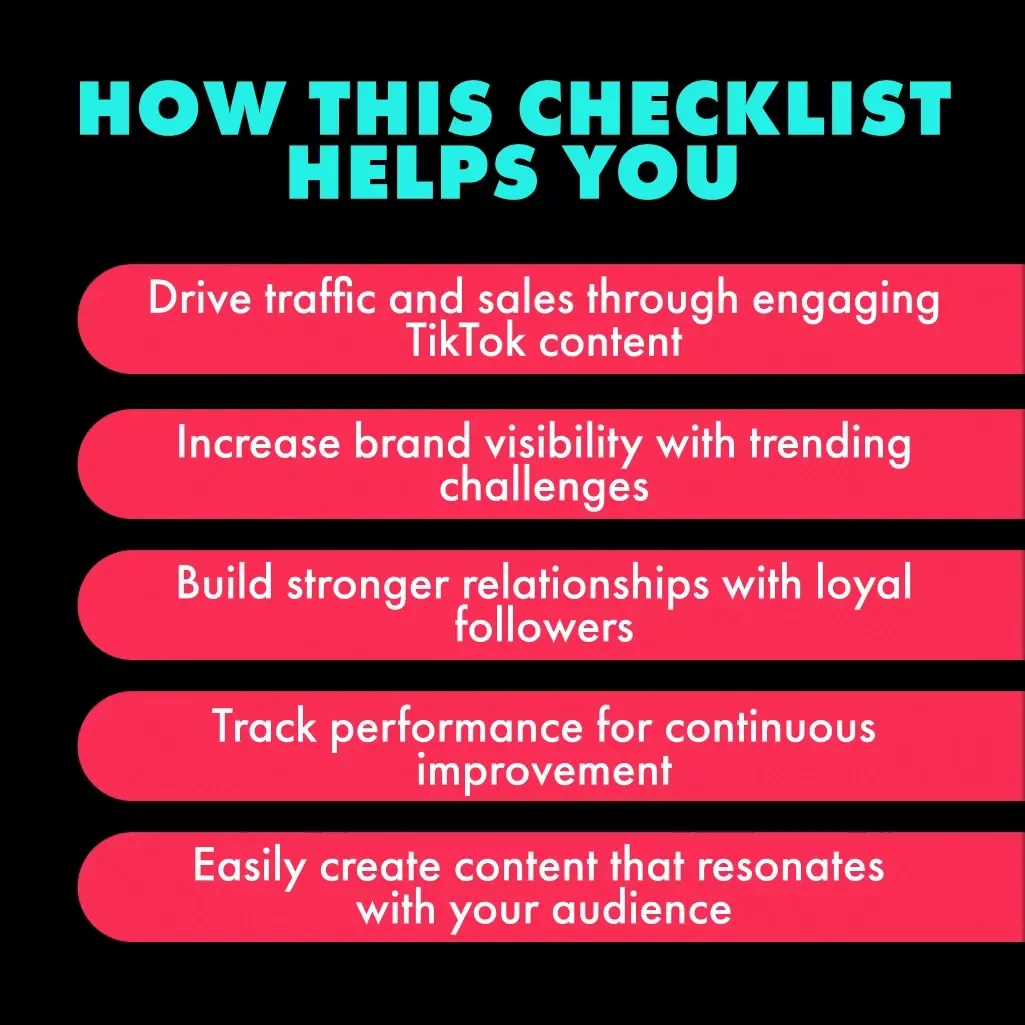 TikTok Ideas for Businesses Checklist – A Complete Guide to Boost Your Business on TikTok