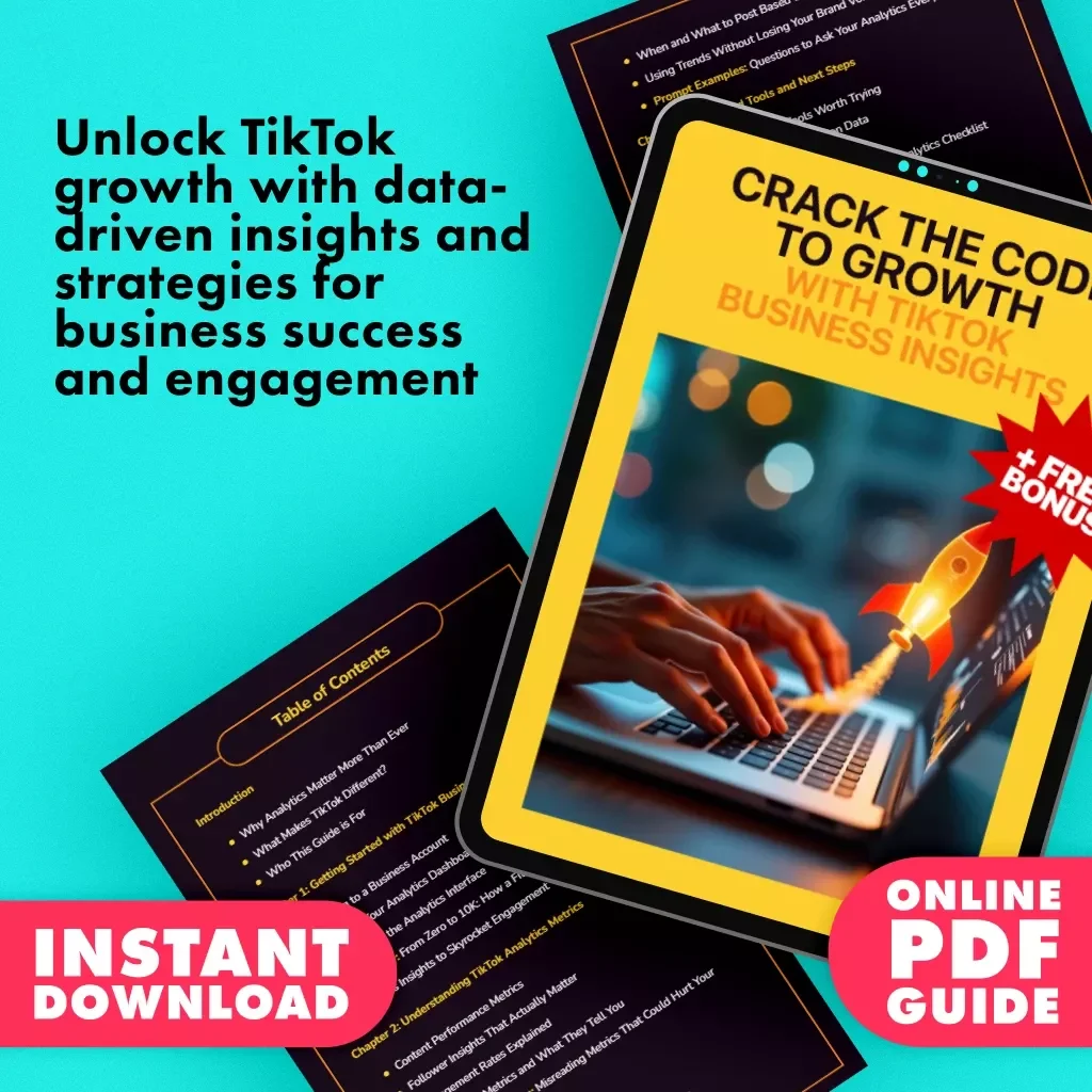 Crack the Code to Growth with TikTok Business Insights Guide – Unlock TikTok Business Account Analytics for Success