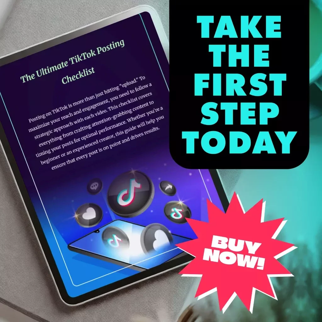 The Ultimate TikTok Posting Checklist | Digital Download Social Media Growth Guide for Engagement, Followers & Content Strategy