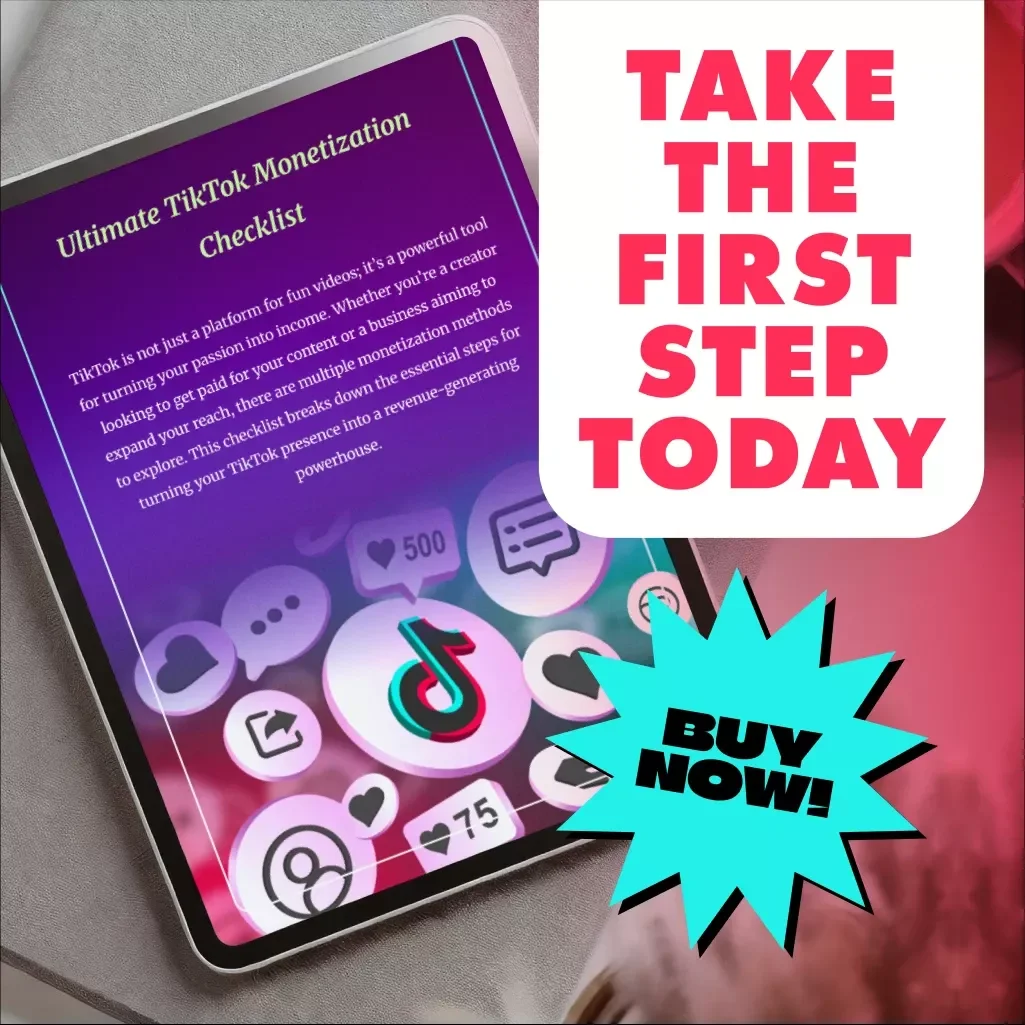 Ultimate TikTok Monetization Checklist | Digital Download Guide for Creators, Influencers & Online Entrepreneurs | TikTok Monetization Methods to Grow & Earn