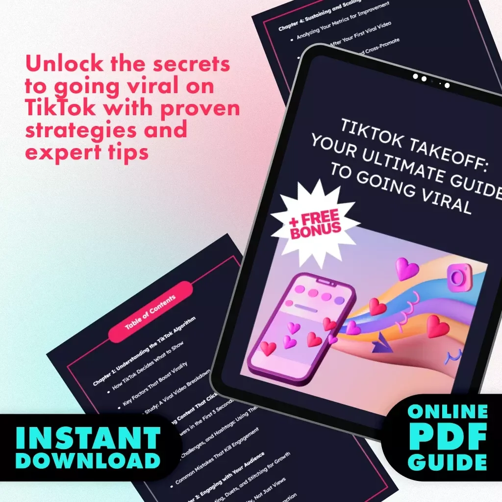 TikTok Takeoff: Your Ultimate Guide to Going Viral - Master the Art of Going Viral on TikTok