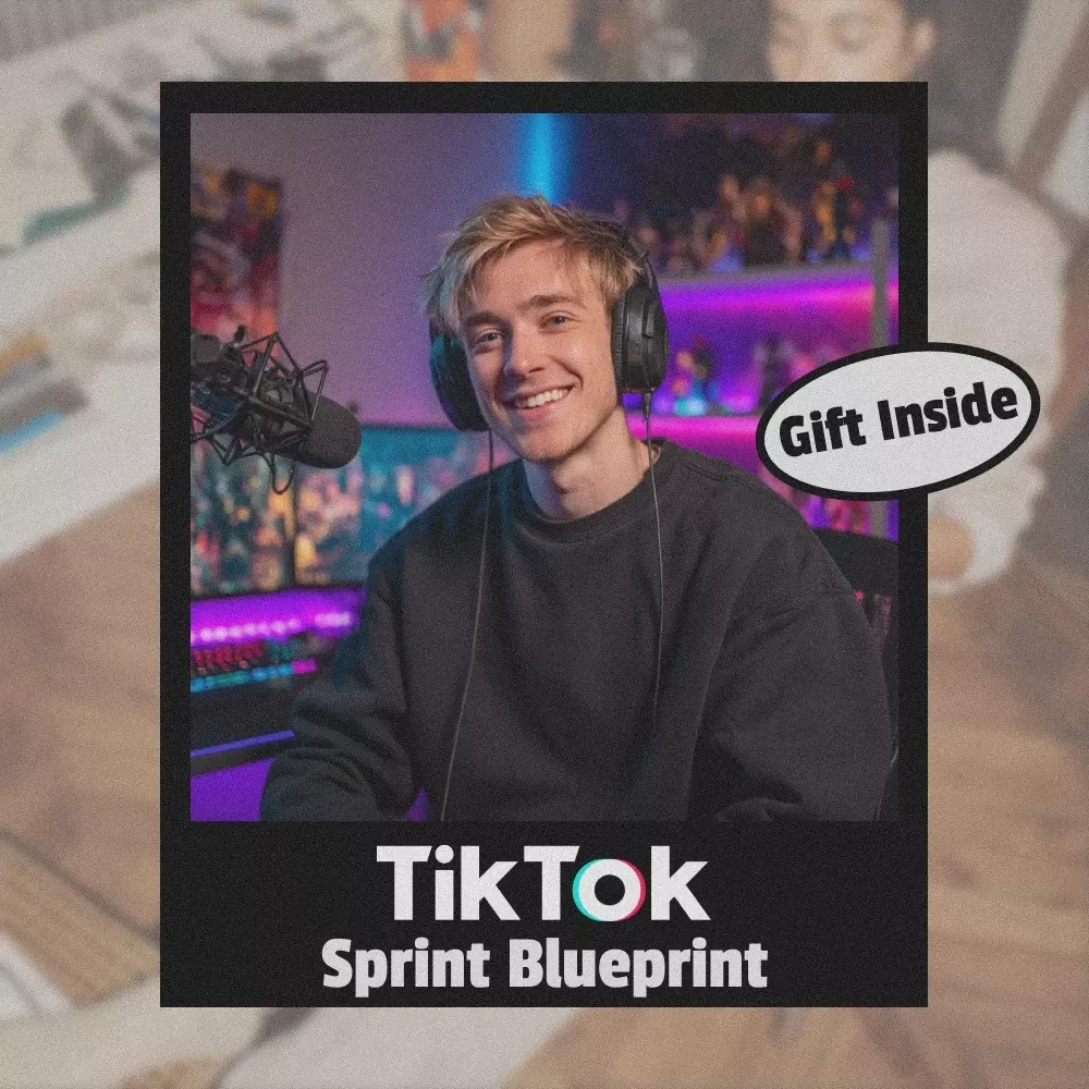 TikTok Sprint Blueprint: Your 7-Step Weekly Content Checklist (+ Bonus Gift!) | How to Build Weekly Content Sprint System for Creators & Entrepreneurs | Digital Download eBook, Guide & Checklist