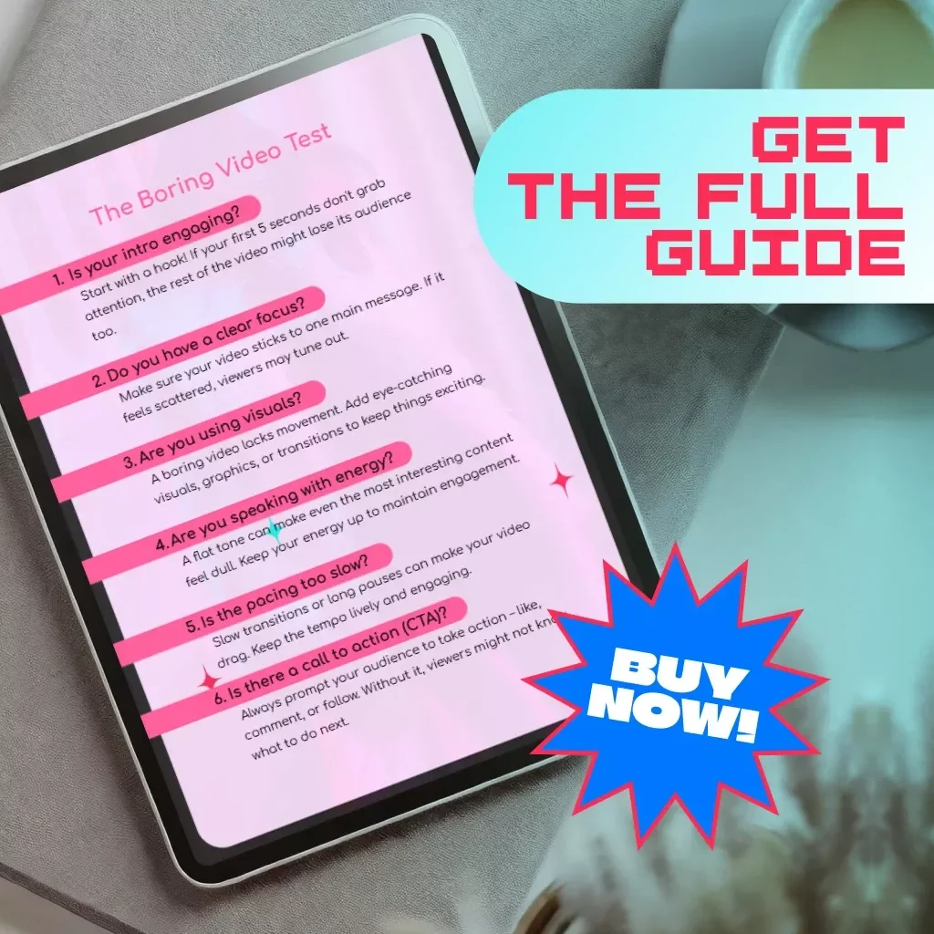 The Boring Video Test Checklist: Master Engaging Content