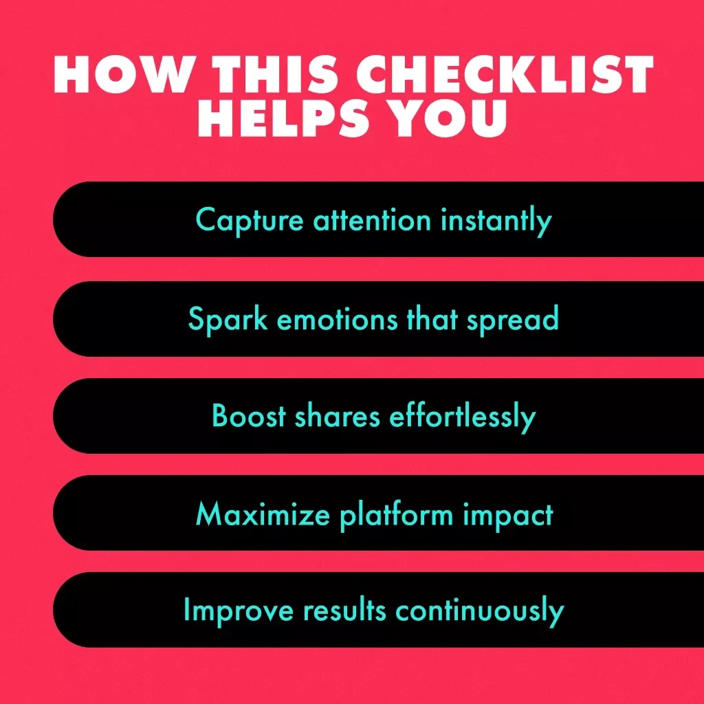 The Ultimate Viral Potential Checklist: Your Step-by-Step Guide to Catching Fire Online | Digital Download Viral Marketing eBook & Social Media Content Strategy Guide | A Checklist for Viral Potential