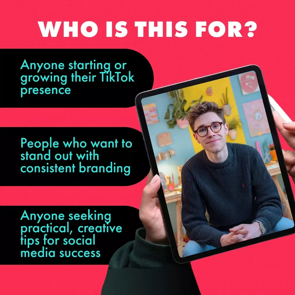 Crafting a Memorable TikTok Brand Identity | Digital Guide for Content Creators | Brand Style Guide for TikTok eBook & Checklist
