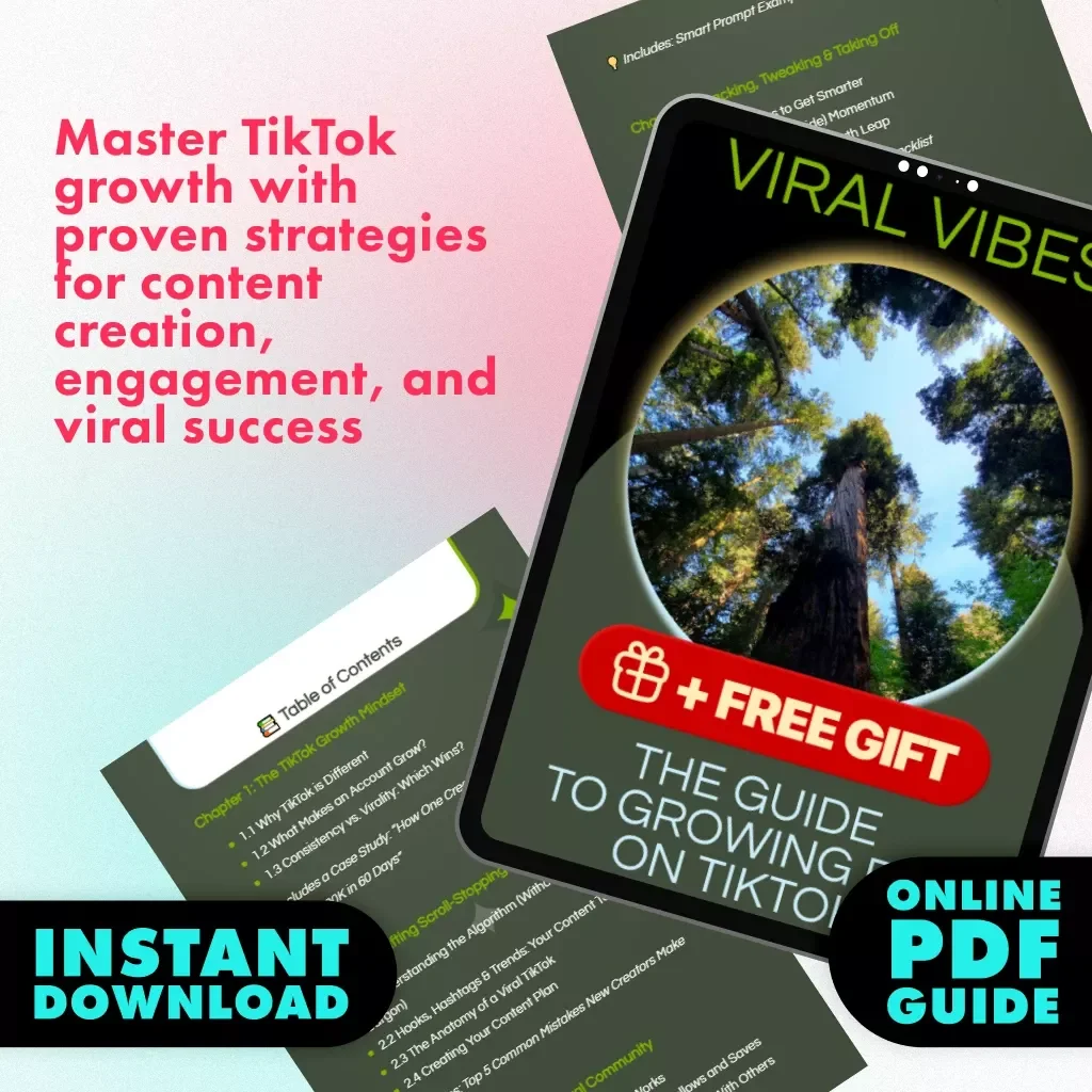 Viral Vibes: The Guide to Growing Big on TikTok – Master TikTok Account Growth Strategies
