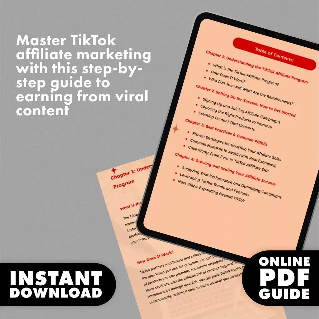 TikTok Affiliate Program: Your Fast Track to Earning with Viral Power - A Step-by-Step Guide to Affiliate Success