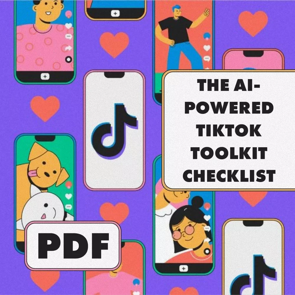 The AI-Powered TikTok Toolkit Checklist | Viral Content Strategy Guide | Digital Download for Creators Using AI Tools for TikTok