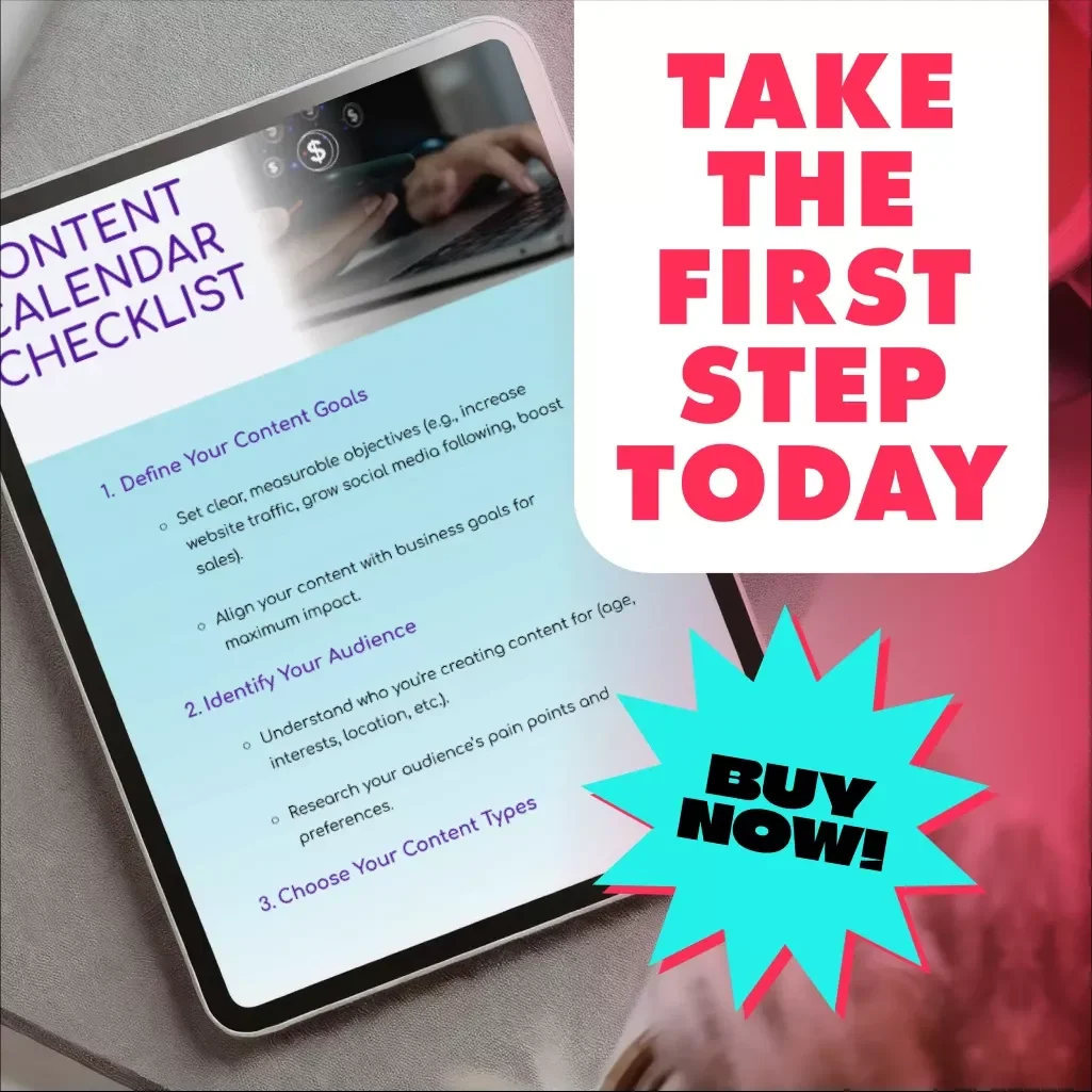 Content Calendar Checklist - Ultimate Content Calendar Kit for Planning & Strategy