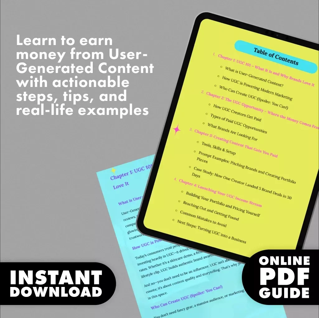 Cash from the Comments: How to Get Paid with UGC – A Step-by-Step Guide for Earning from User-Generated Content