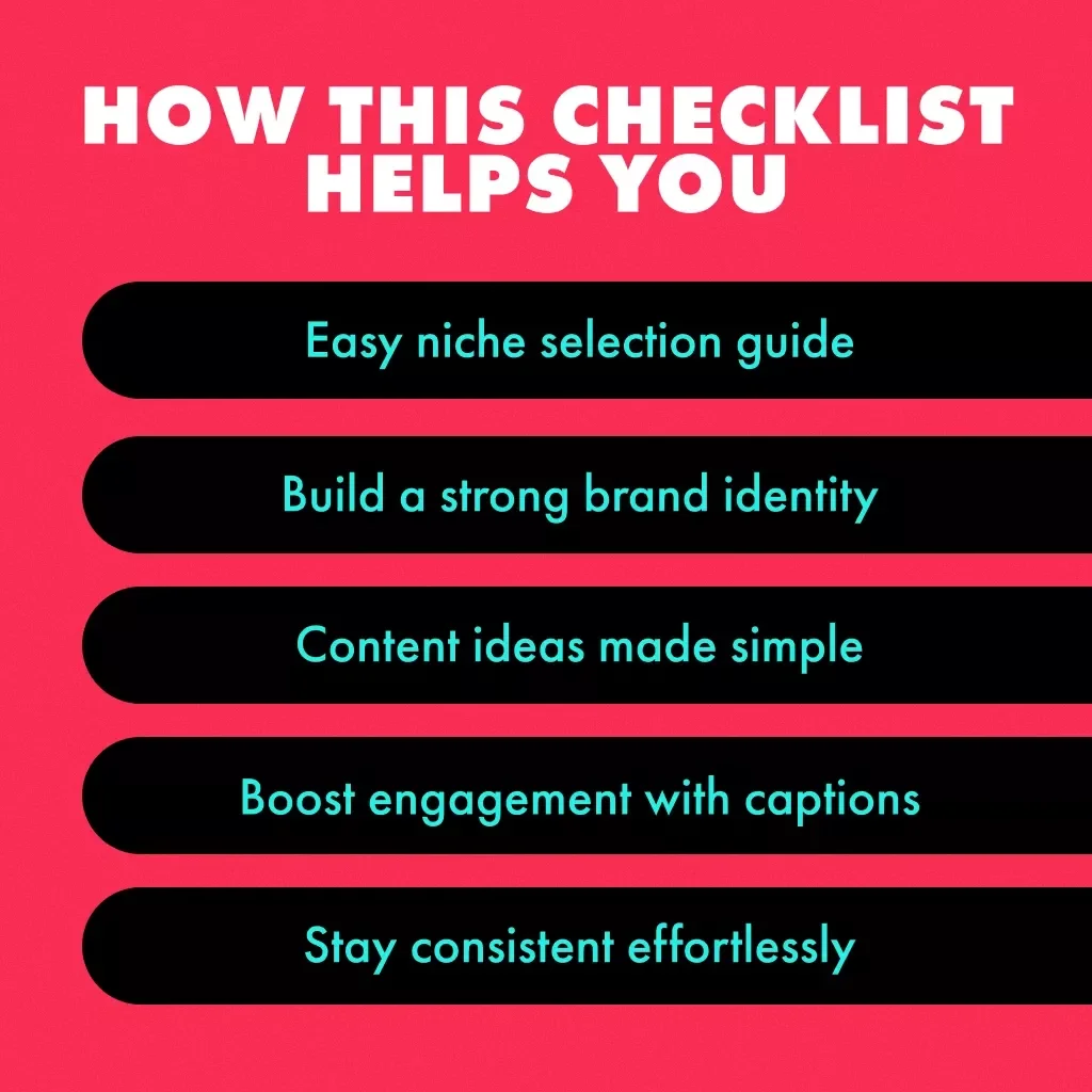 Faceless Content Starter Checklist | Digital Download Guide | Faceless Content Starter Kit for Beginners, eBook & Social Media Growth