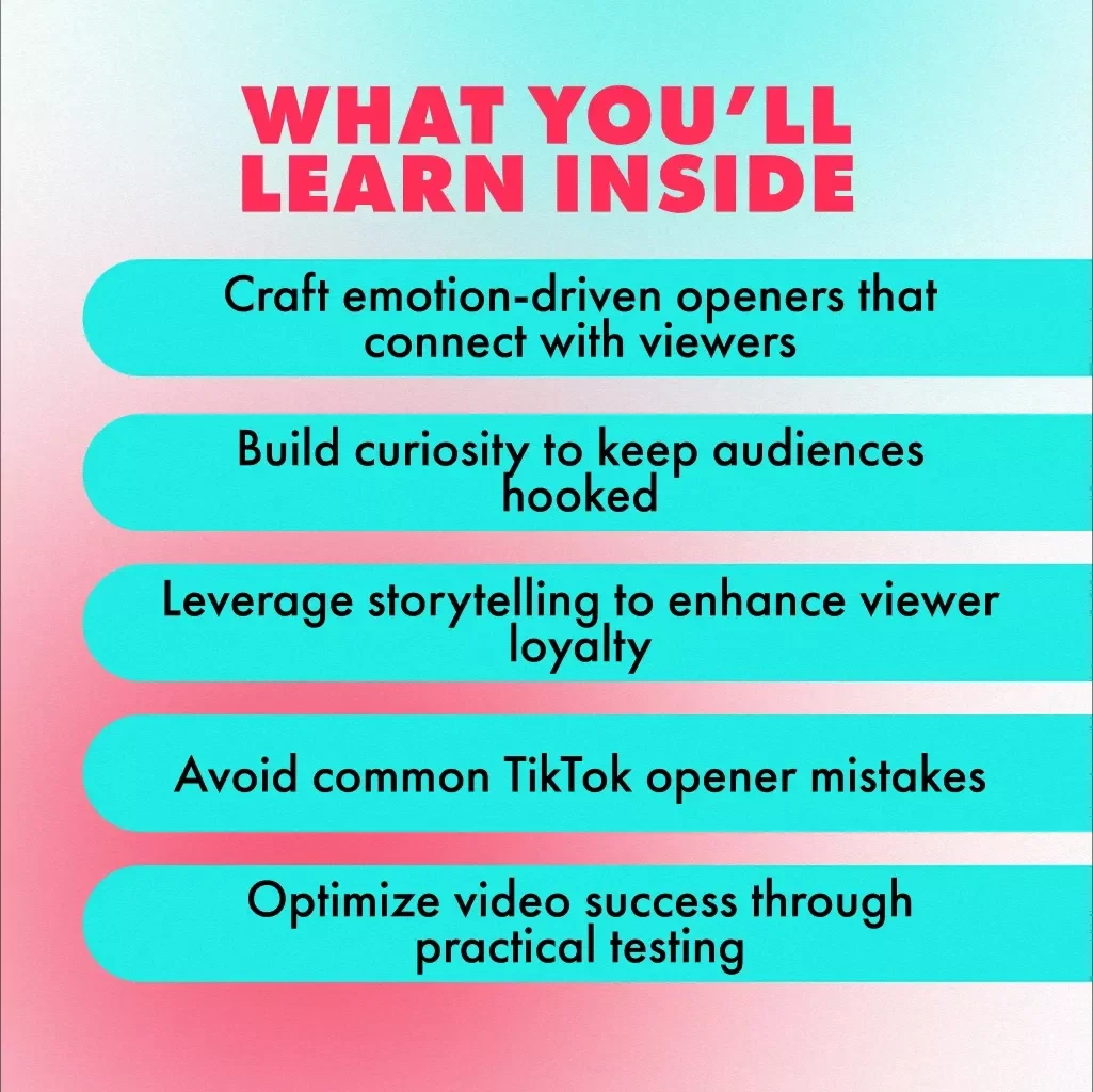Mastering TikTok Openers: Emotion vs Curiosity vs Story Openers - The Ultimate Guide for Captivating Content