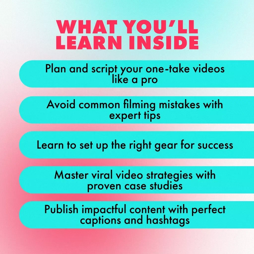 One Shot Wonder: Mastering the One Take Challenge Guide | Perfect Your 