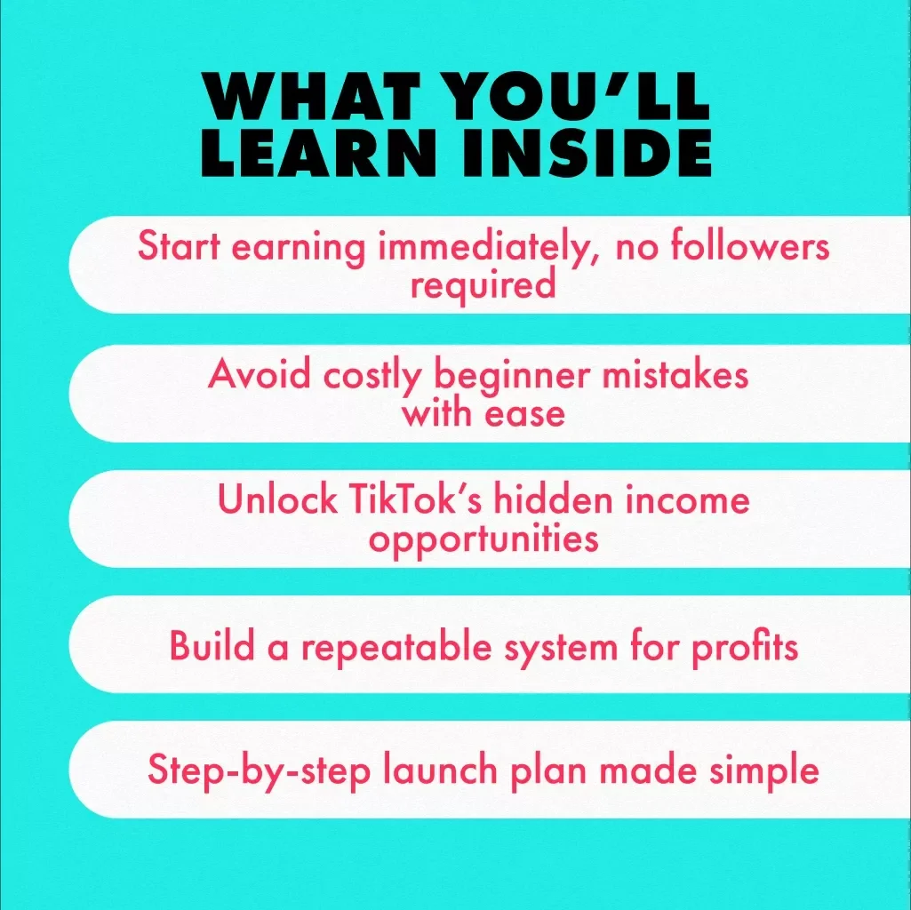 Zero to Profit: Making Money on TikTok with No Followers | Digital Download Guide | How to Make Money on TikTok Without Followers | TikTok Monetization eBook | Online Business Checklist