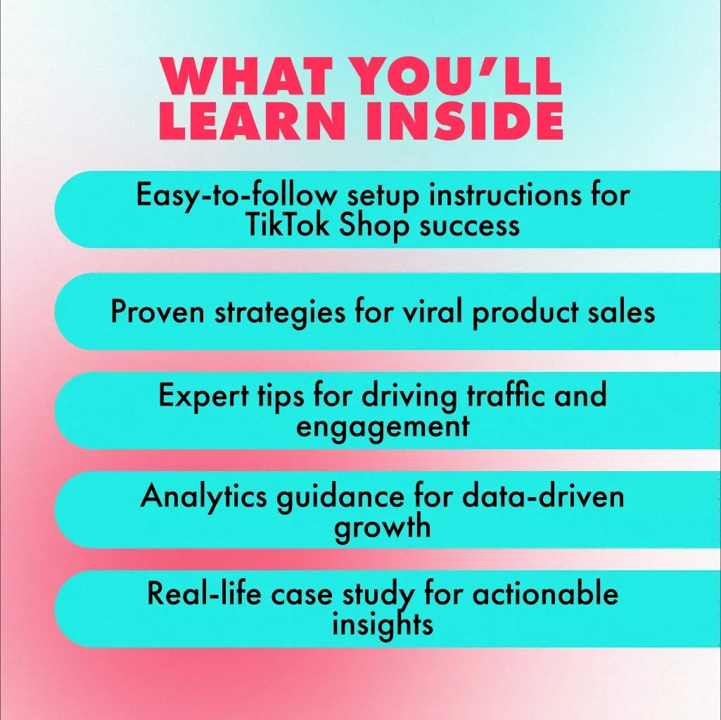Turn Clicks into Customers with TikTok Shop Seller Center Guide - The Ultimate eBook for TikTok Shop Success