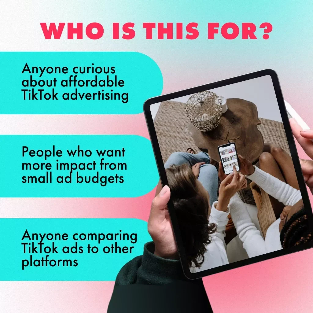 TikTok Ads on a Budget: Your Complete Cost Guide | Digital Download eBook for Beginners | Learn TikTok Advertising Cost & Budgeting Tips