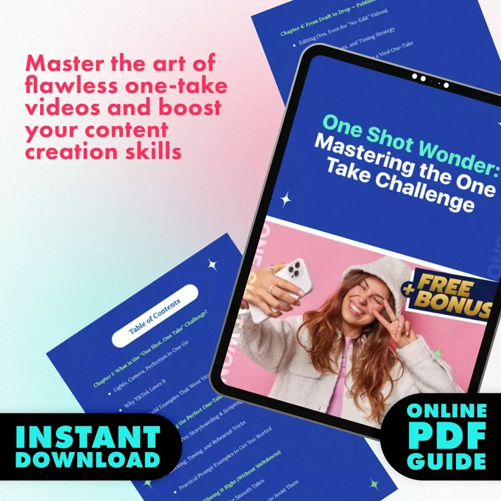 One Shot Wonder: Mastering the One Take Challenge Guide | Perfect Your 