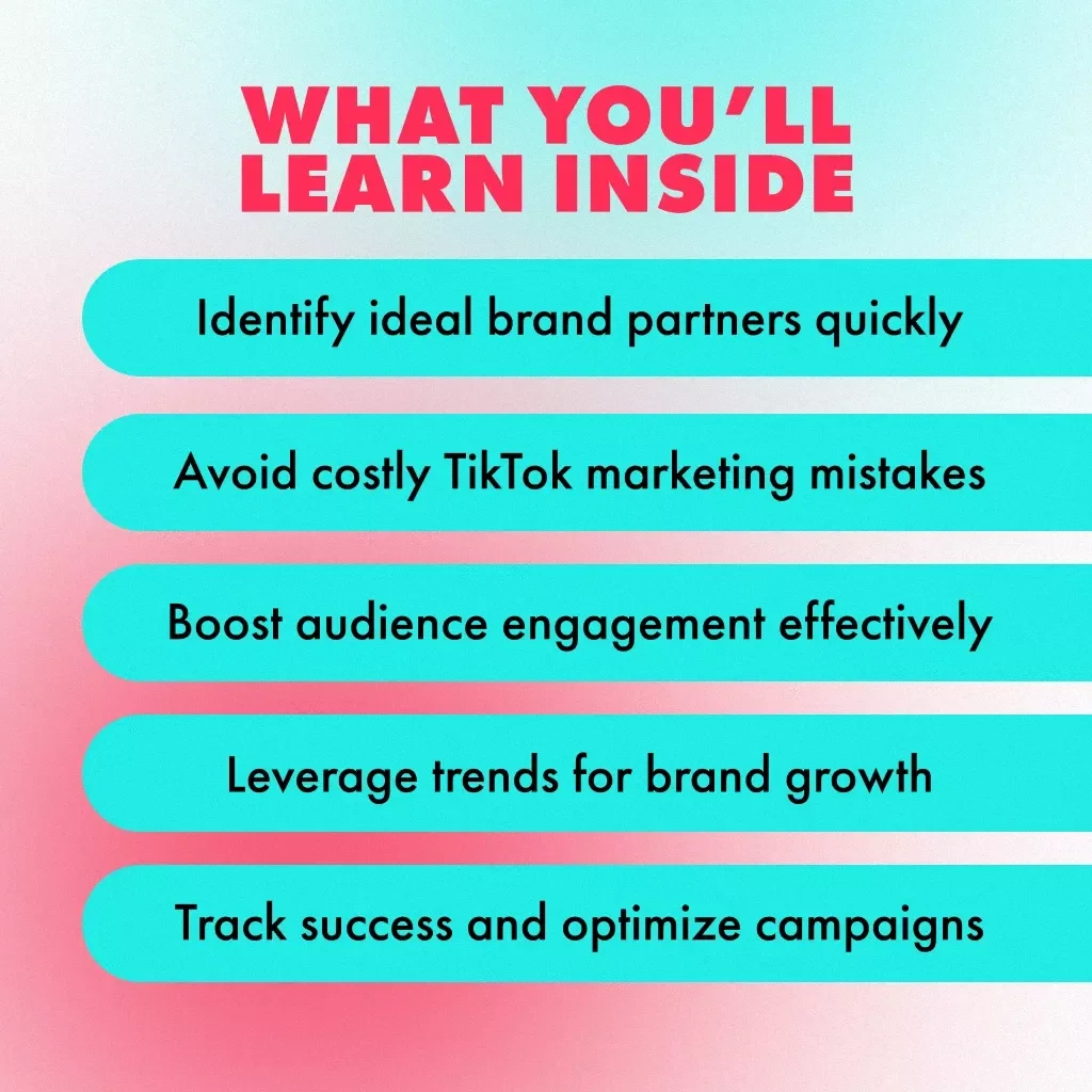 Brand Partnerships on TikTok Guide | A Comprehensive eBook for Successful Brand Collaborations