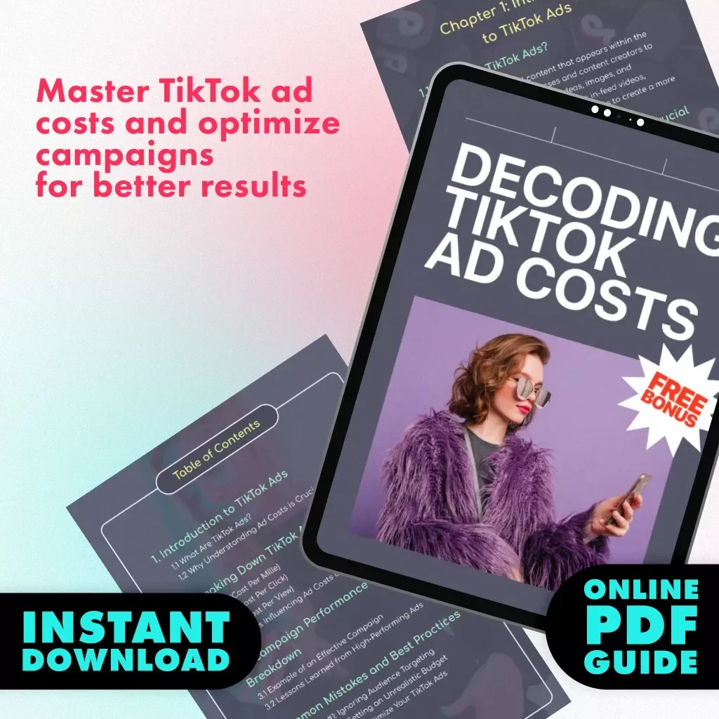Decoding TikTok Ad Costs 📊💰 - Complete Guide to Understanding TikTok Ad Pricing and Maximizing Your ROI