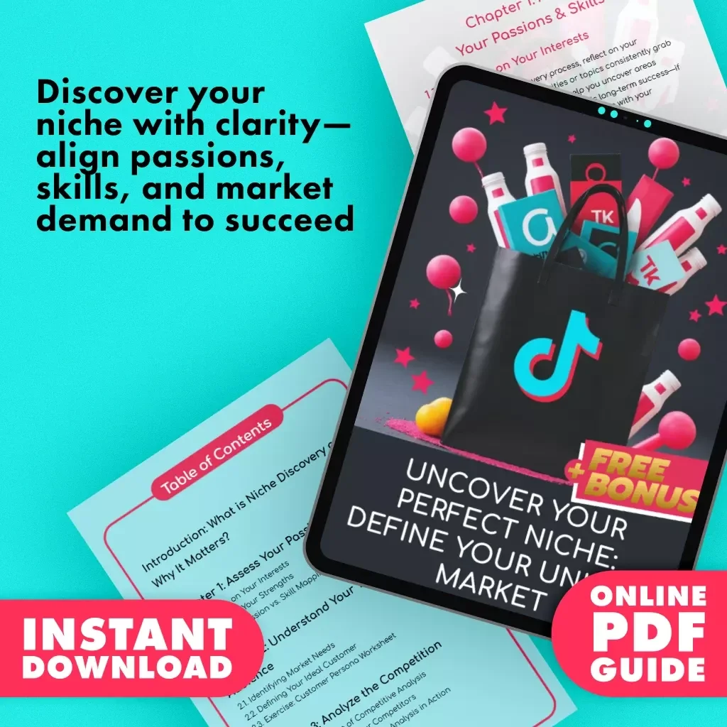 Uncover Your Perfect Niche: Define Your Unique Market | Niche Discovery Workbook Digital Guide, eBook & Business Checklist