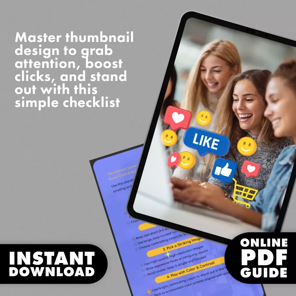 The Ultimate Scroll-Stopping Thumbnail Checklist: Grab Eyes & Boost Clicks Every Time