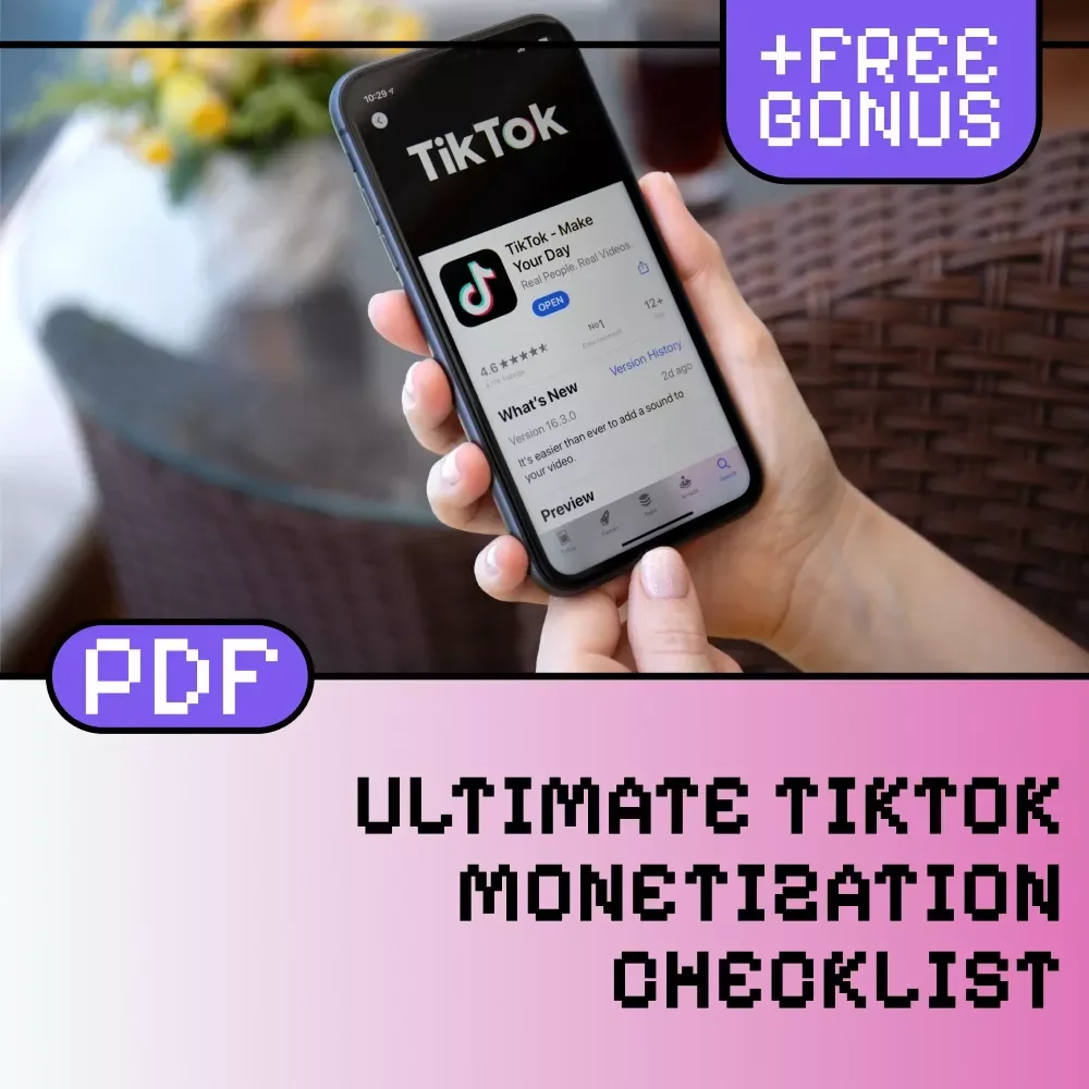 Ultimate TikTok Monetization Checklist | Digital Download Guide for Creators, Influencers & Online Entrepreneurs | TikTok Monetization Methods to Grow & Earn