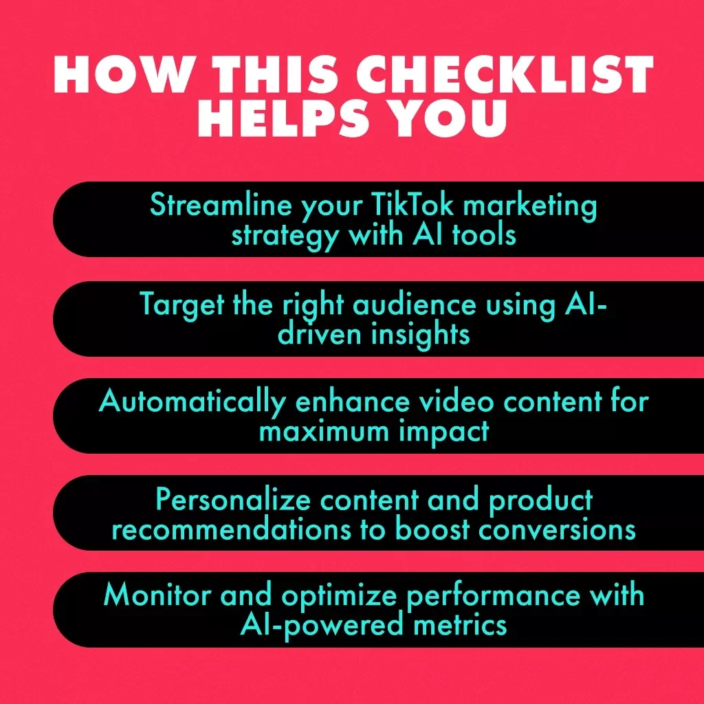 AI-Driven TikTok Marketing Checklist: Maximize Your Social Media Strategy with AI Tools
