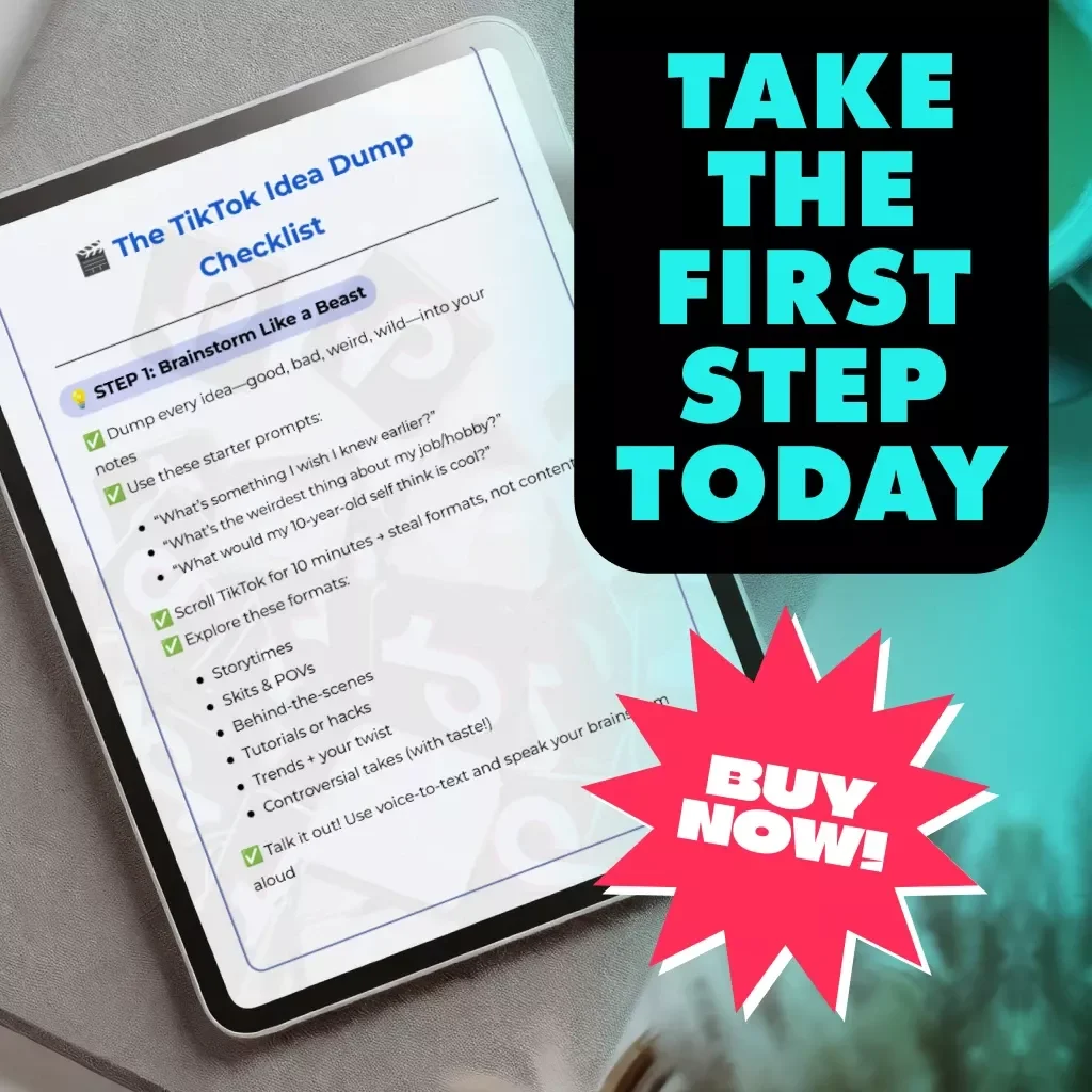 The TikTok Idea Dump Checklist: Ultimate Guide to Brainstorming & Creating Viral Content