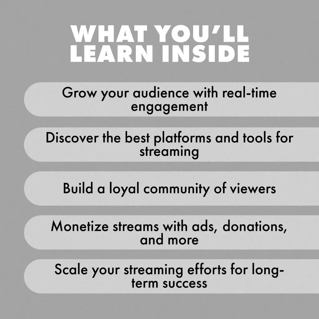 Stream & Earn: Your Fast-Track Guide to Growing and Making Money with Live Streams