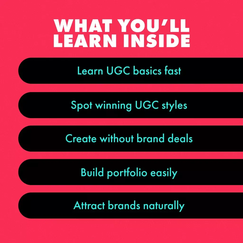 UGC on TikTok: The Creator’s Secret to Getting Noticed (and Paid) | Digital Guide for Beginners | What Is UGC in TikTok Explained | eBook + Checklist for Aspiring UGC Creators