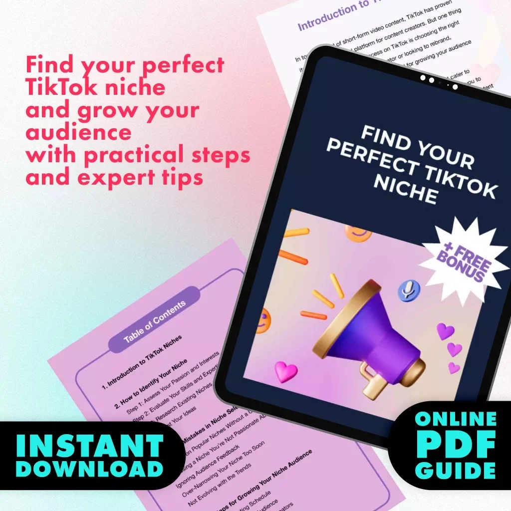 Find Your Perfect TikTok Niche Guide – Discover Your Unique TikTok Niche with the TikTok Niche Selector Guide