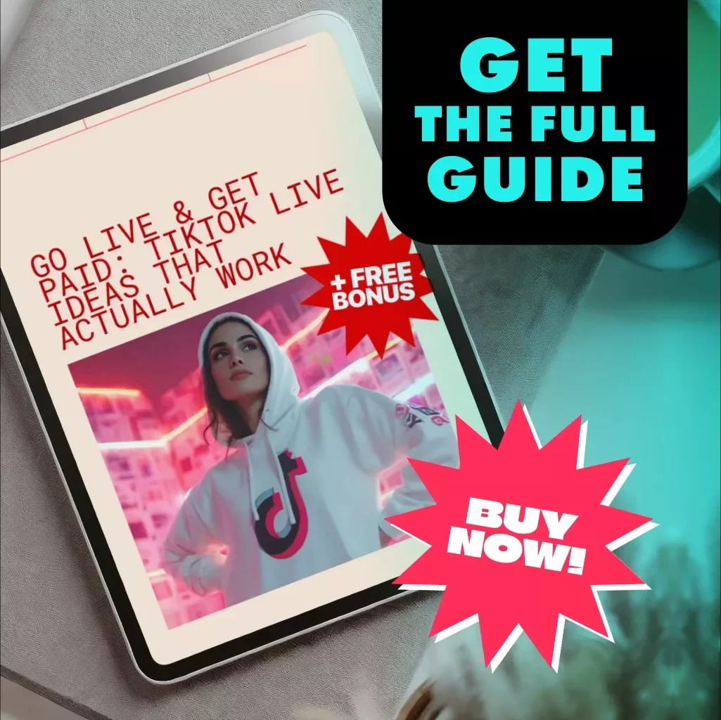Go Live & Get Paid: TikTok Live Ideas That Actually Work | Monetize TikTok Live | Digital Guide for Creators & Influencers
