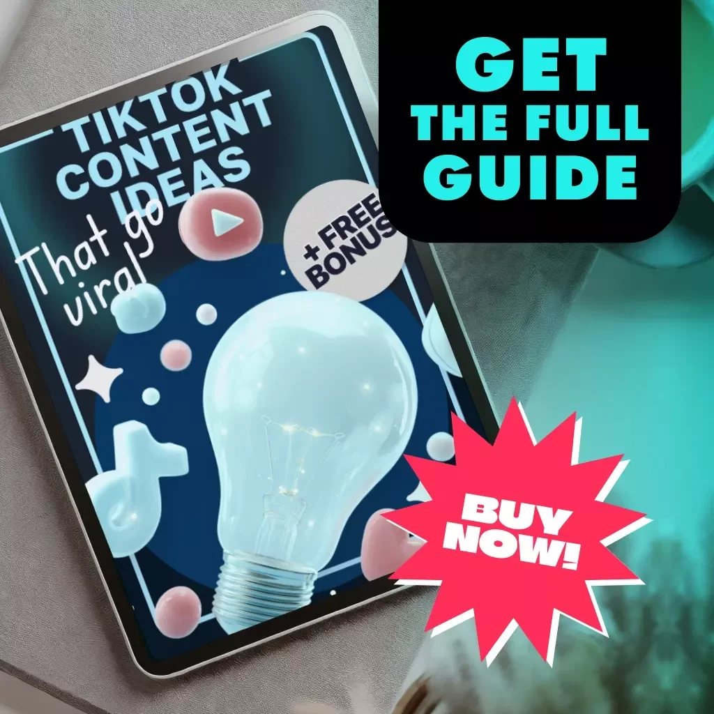 TikTok Content Ideas That Go Viral | Digital Download Guide for Creative, Trend-Based & Engaging TikTok Content Ideas