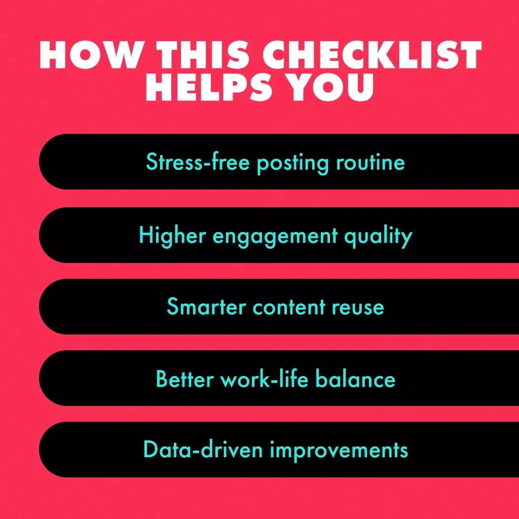 The Anti-Burnout Posting Checklist | Social Media Content Strategy | The Anti-Burnout Posting Plan for Creators & Entrepreneurs