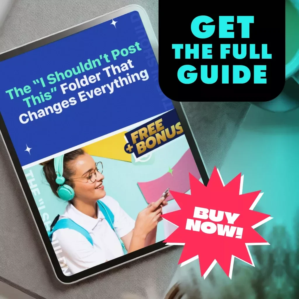 The “I Shouldn’t Post This” Folder That Changes Everything – The Ultimate Guide for Creators