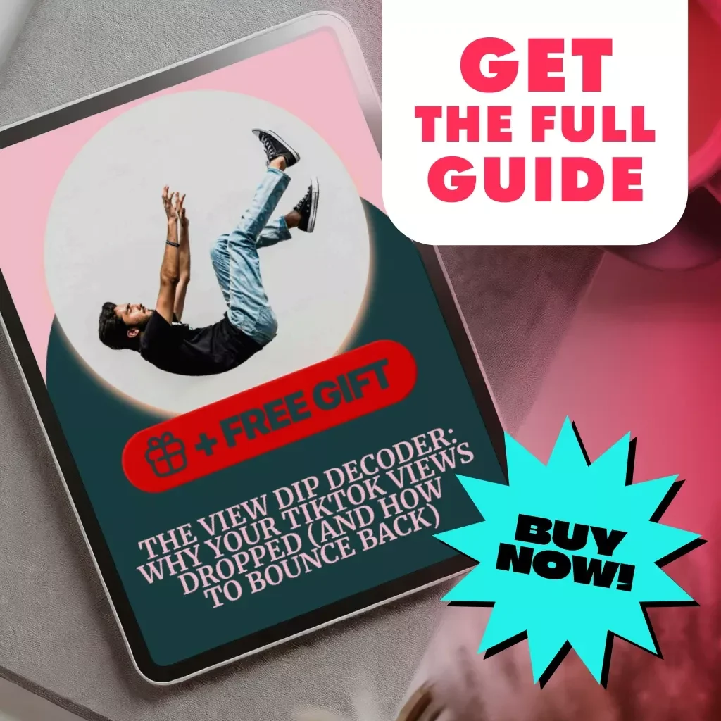 The View Dip Decoder: Why Your TikTok Views Dropped (And How to Bounce Back) - eBook Guide to Understanding TikTok View Drops and Fixes