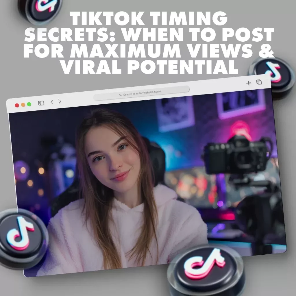 TikTok Timing Secrets: When to Post for Maximum Views & Viral Potential | Best Time to Post on TikTok Guide | Digital Download eBook for Creators & Influencers