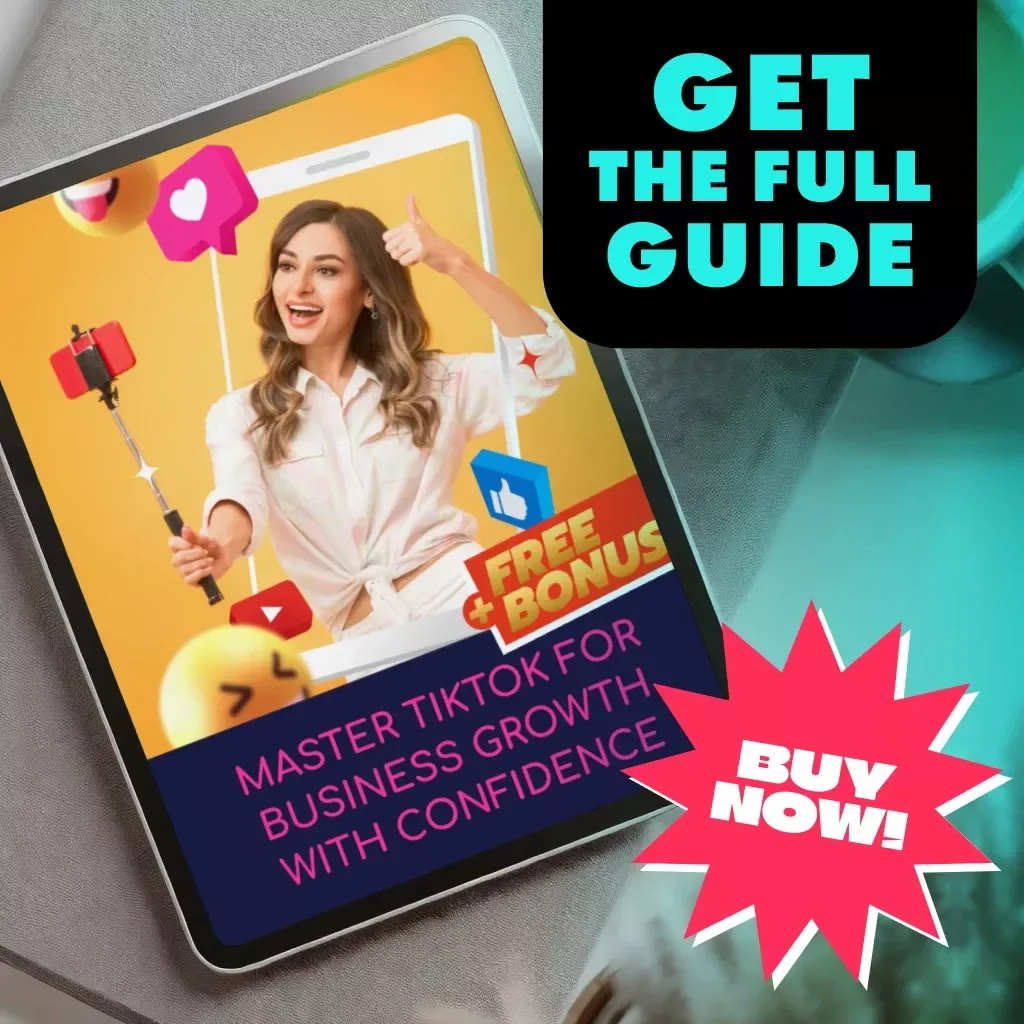 Master TikTok for Business Growth with Confidence | TikTok Marketing for Business Guide, Social Media Strategy, Digital Download eBook