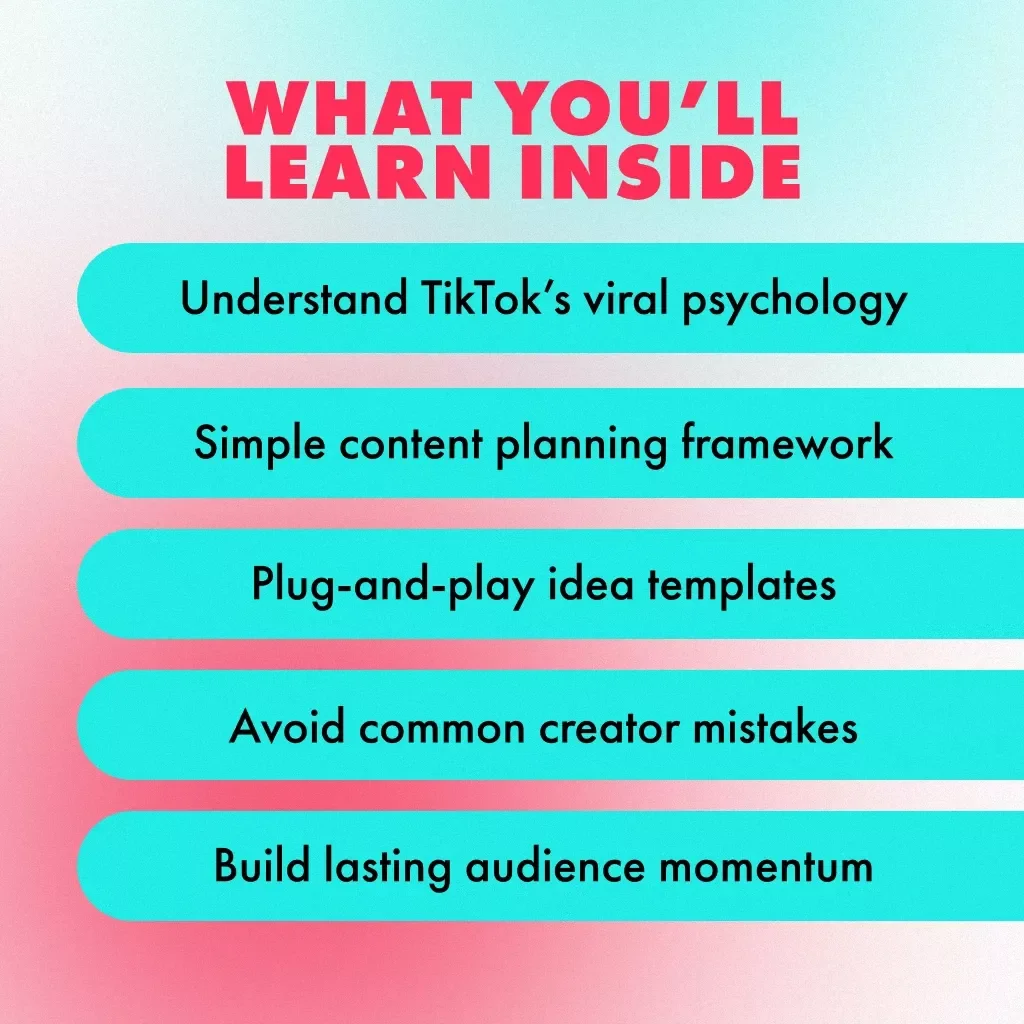 The 2 Out of 7 Rule: How to Hack TikTok’s Viral Code | Digital Guide for TikTok Growth, The “2 out of 7 Rule” for Virality, eBook & Creator Strategy Checklist
