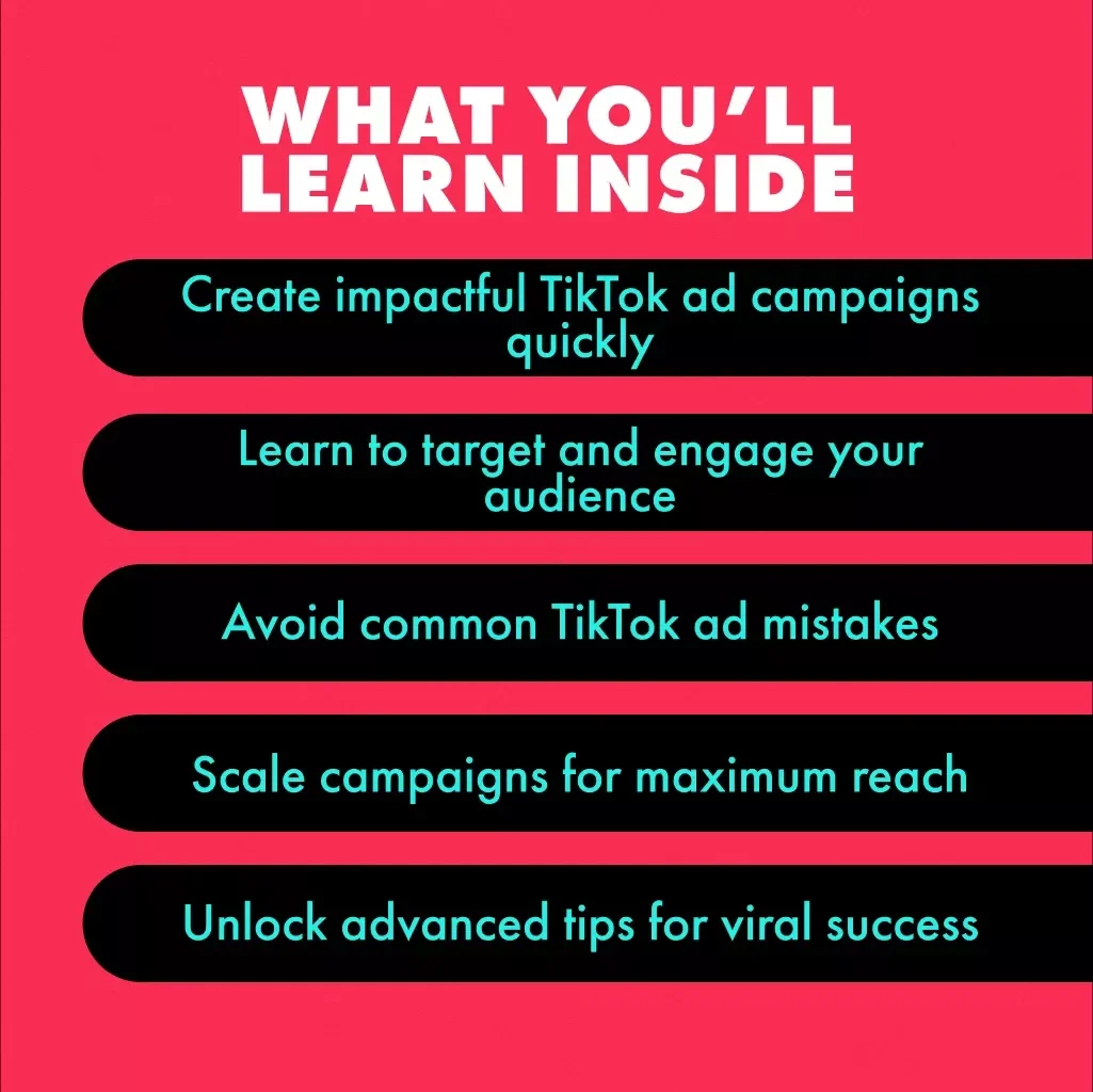 TikTok Ads Unlocked: Your Fast-Track to Viral Success - TikTok Ads Guide, eBook & Checklist