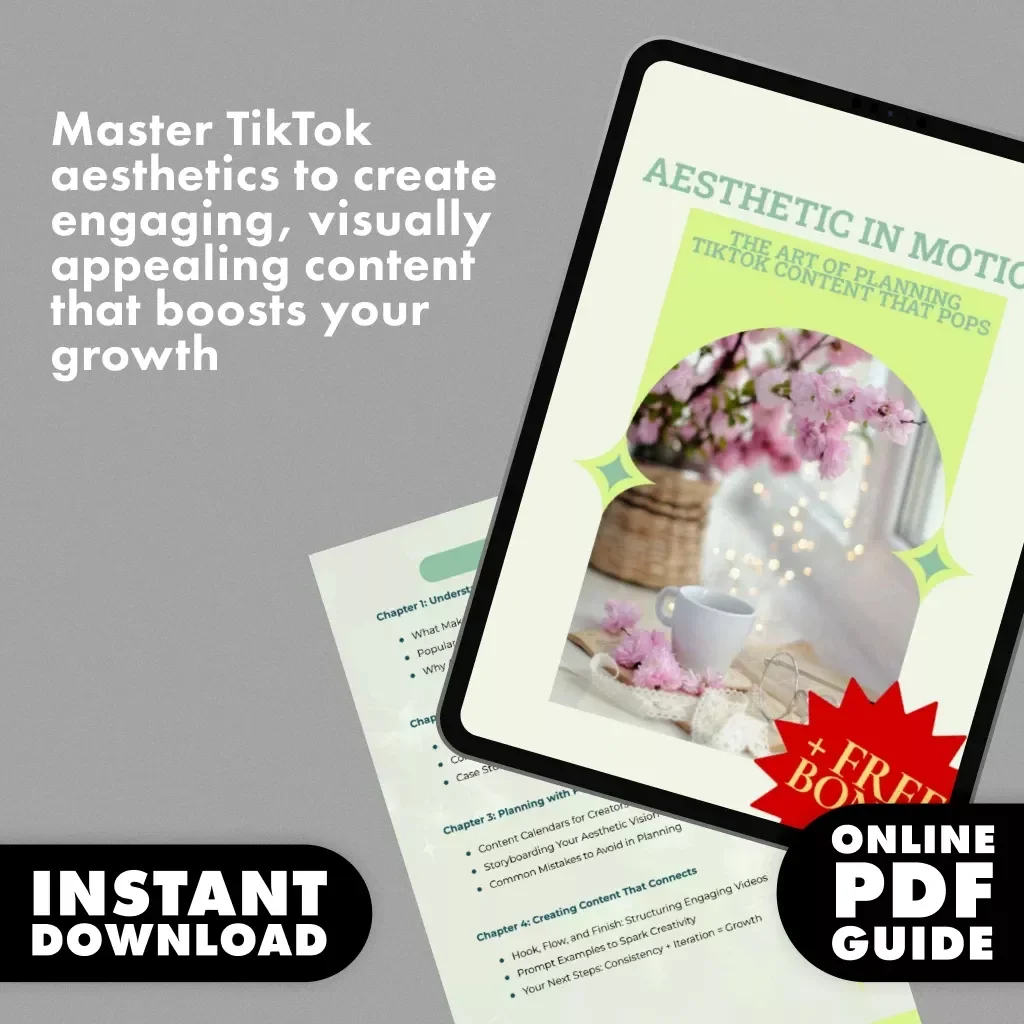 Aesthetic in Motion: The Art of Planning TikTok Content That Pops - Aesthetic TikTok Content Planning Guide