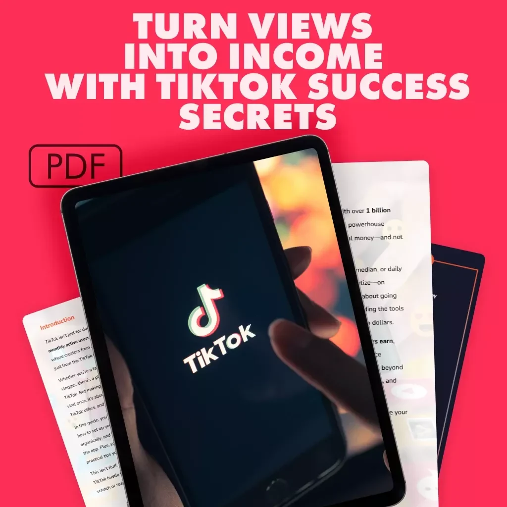 Turn Views into Income with TikTok Success Secrets - The Ultimate Guide to Getting Paid on TikTok