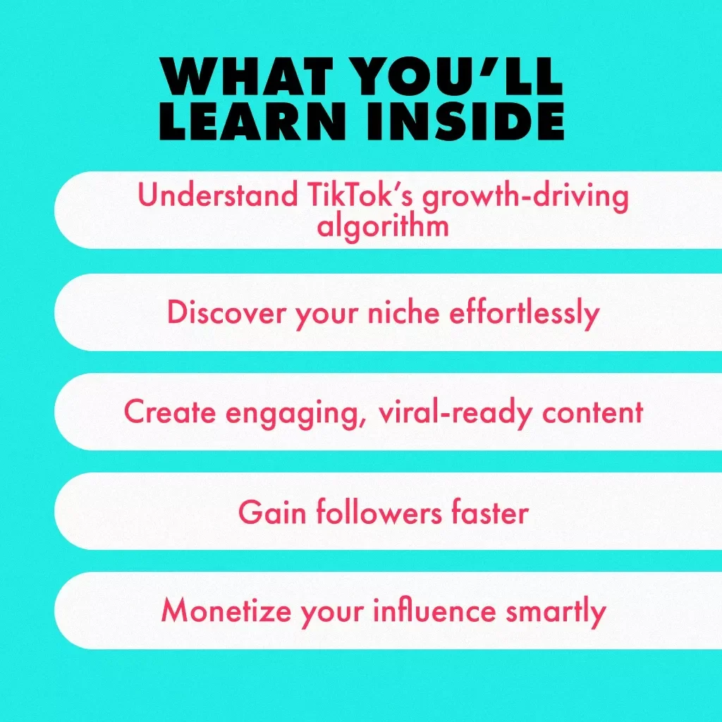 How to Become a TikTok Influencer | Digital Download Guide for Beginners, Creators & Aspiring Influencers | eBook + Checklist on Growth, Branding & Monetization