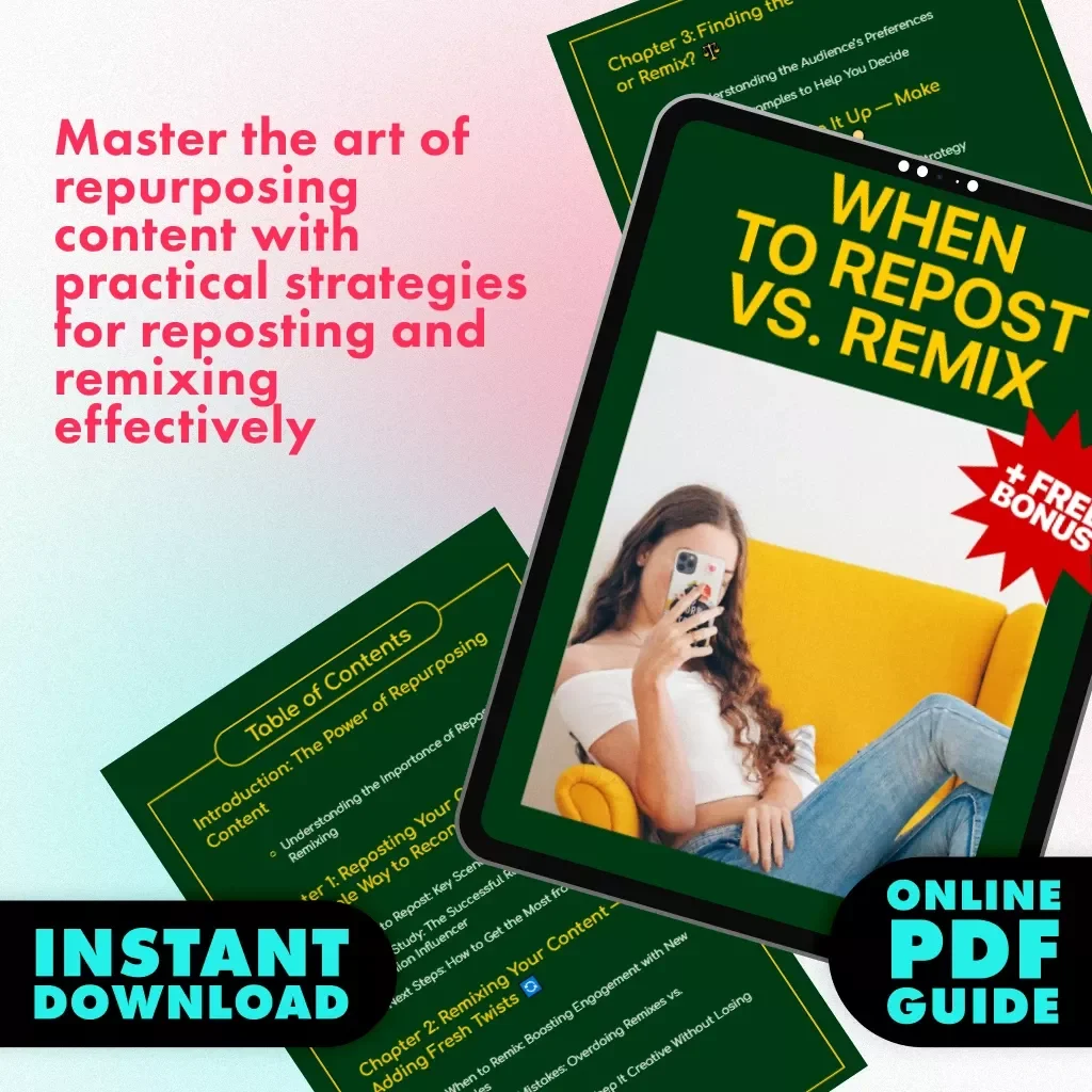 When to Repost vs. Remix Your Own Content Guide: Master Content Repurposing for Maximum Engagement