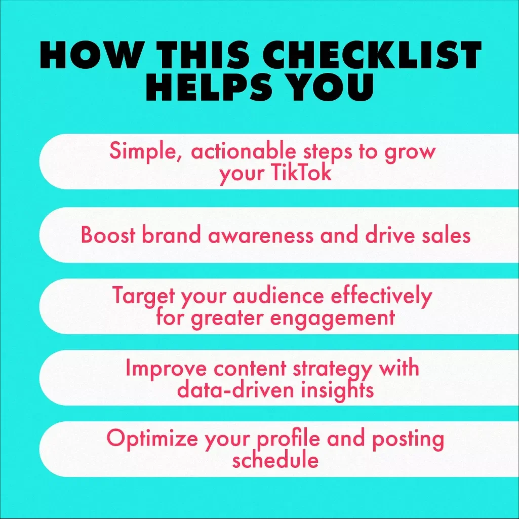 The Ultimate TikTok Business Strategy Checklist - Boost Your Business with Proven TikTok Tactics