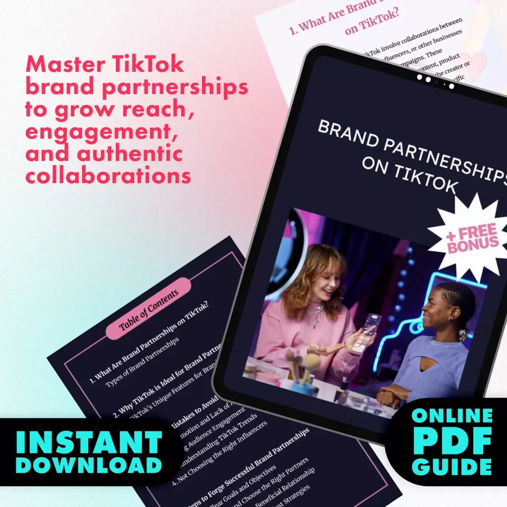 Brand Partnerships on TikTok Guide | A Comprehensive eBook for Successful Brand Collaborations