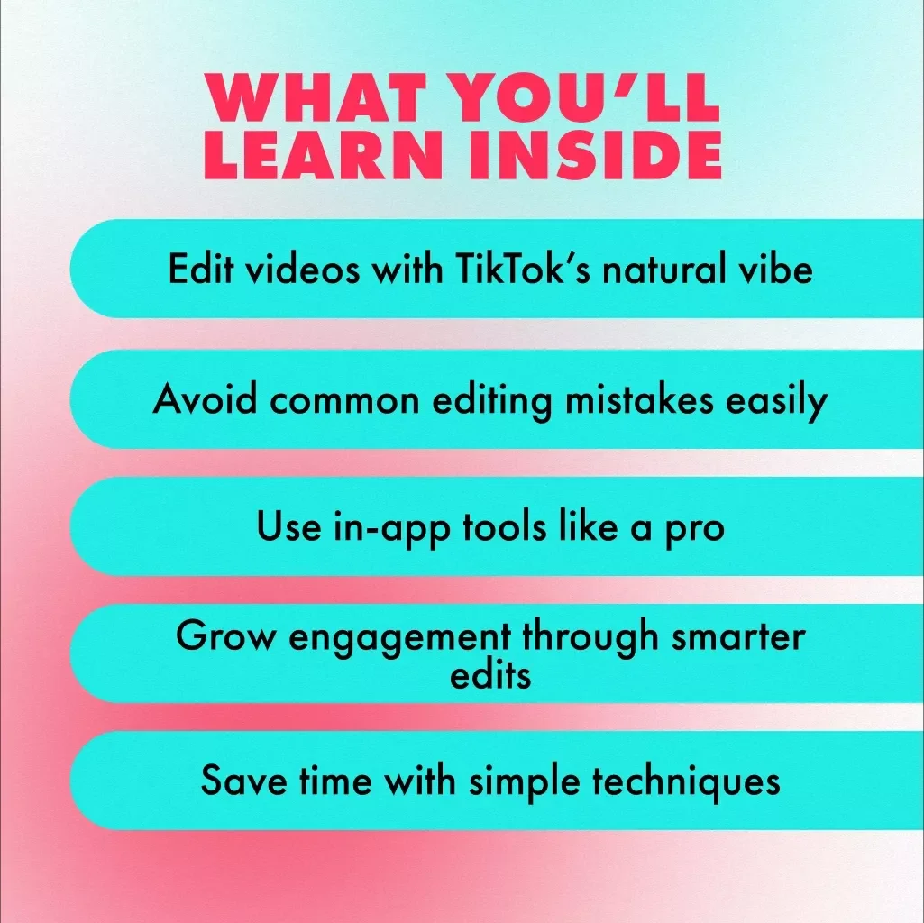 Mastering TikTok Video Editing | How to Edit Videos That Feel Native to TikTok | Digital Guide for Creators & Influencers