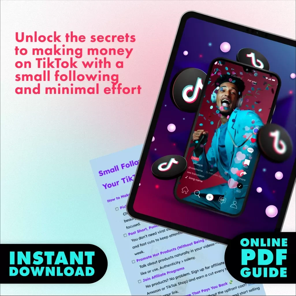 Small Following, Big Money: Your TikTok Payday Checklist! How to Make Money on TikTok With Few Followers
