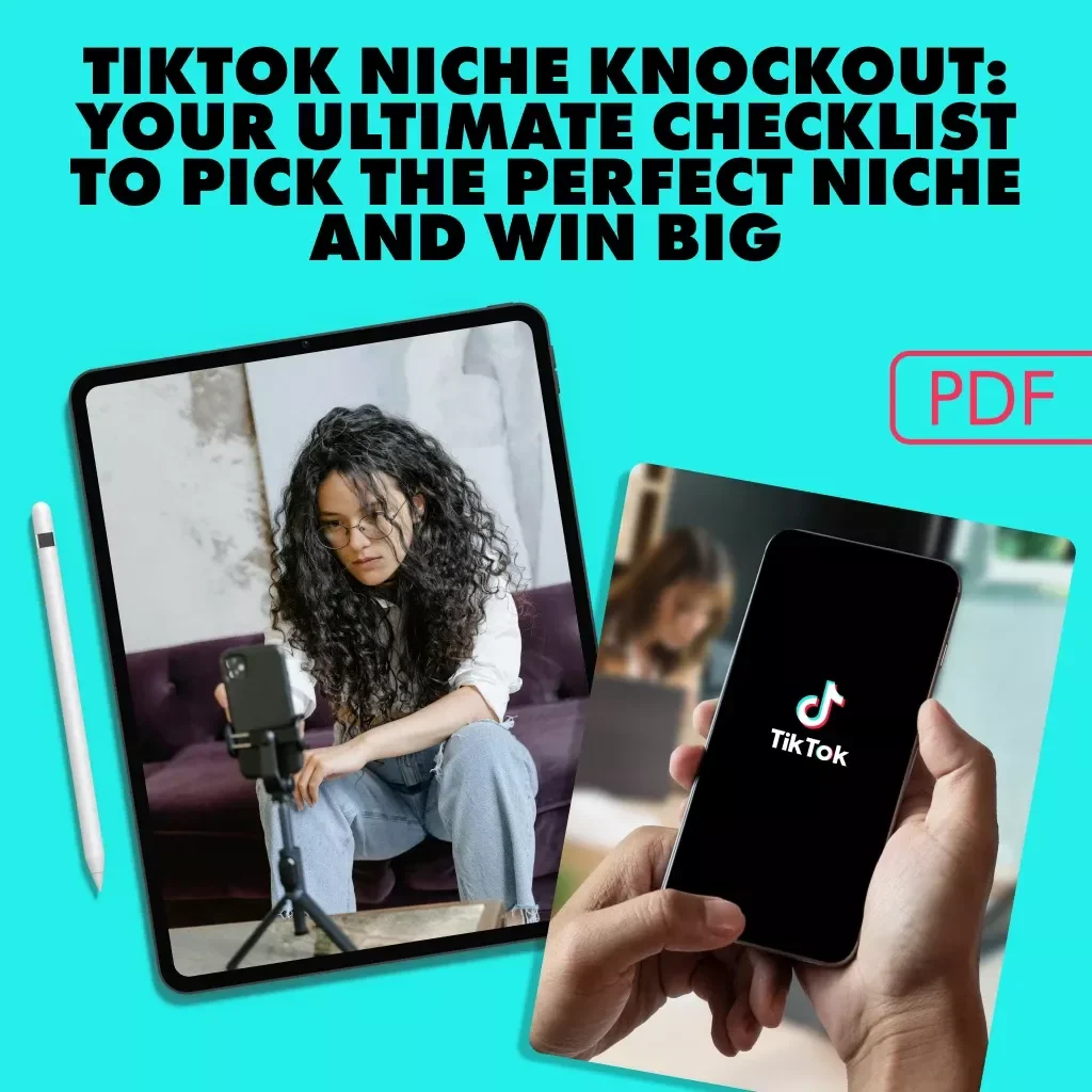 TikTok Niche Knockout: Your Ultimate Checklist to Pick the Perfect Niche and Win Big | Digital Download Checklist