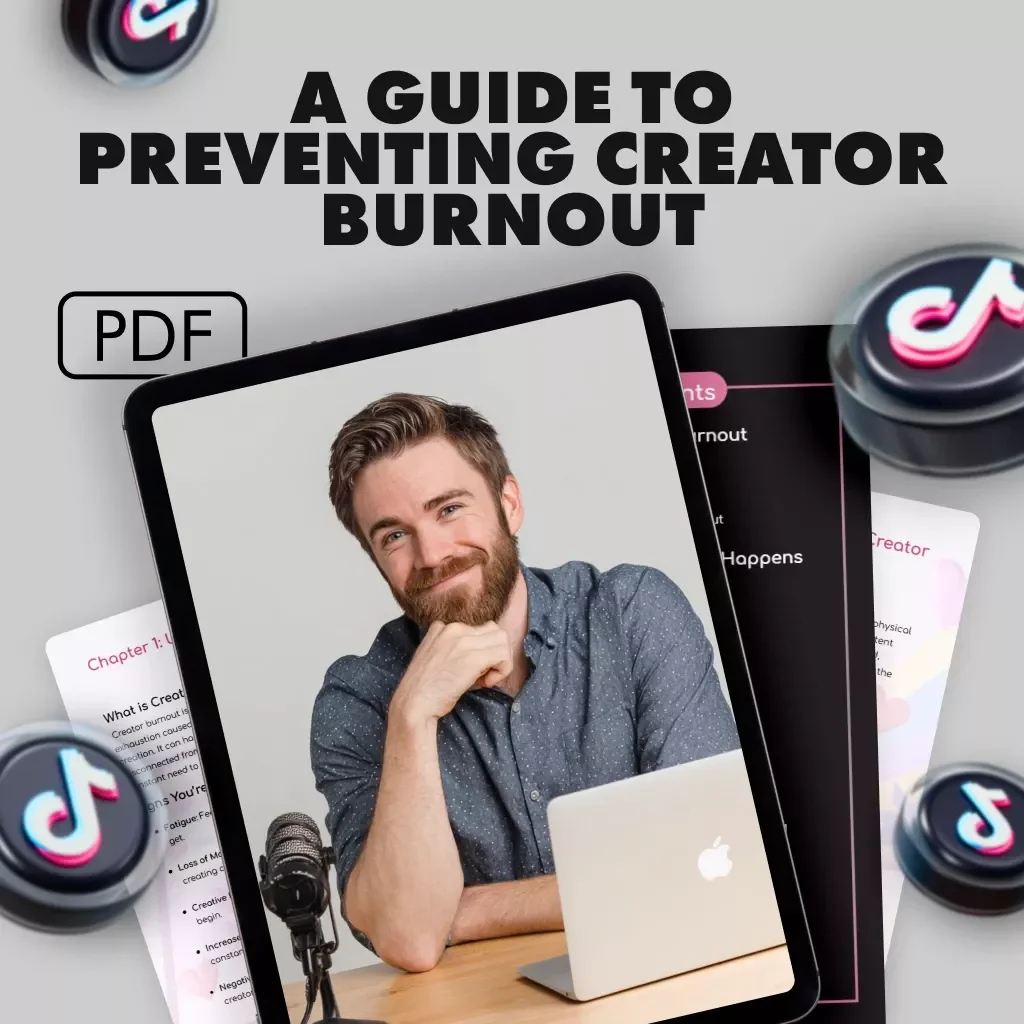 A Guide to Preventing Creator Burnout | Creator Burnout Prevention Guide | Digital Download for Content Creators